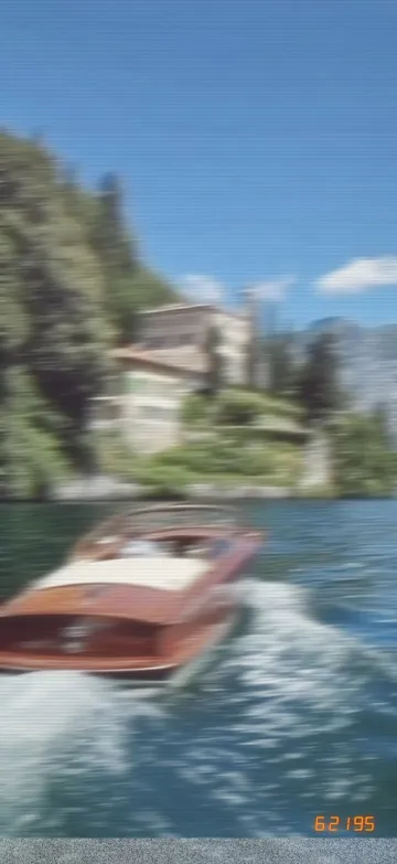 A frame developed through the VHS camera