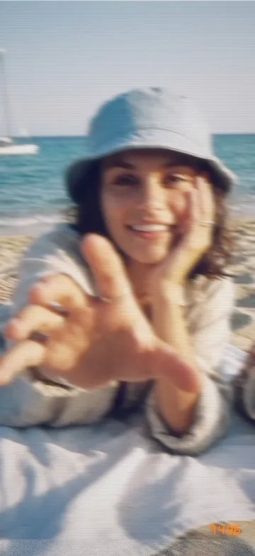 A frame developed through the Hi8 camera